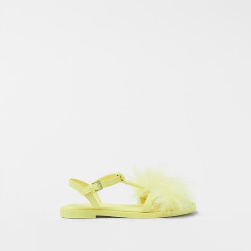 Zara girl feather sandals